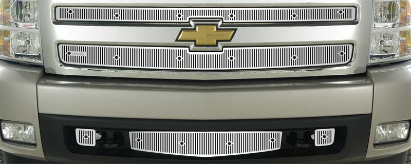 2007-2008 Chev Silverado 1500 (New Body Style), Without Licence Plate, Bumper Screen Included 