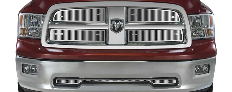 2009-2012 Dodge Ram 1500, With Bar Grill, Without Tow Hooks, Bumper Screen Included