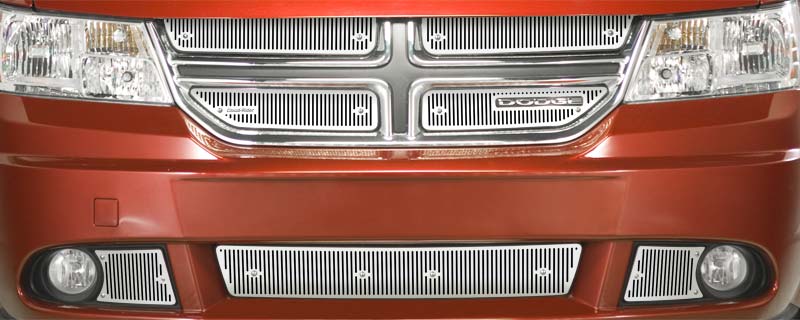 2011-2018 Dodge Journey, Without Front Fascia Accent Cladding, With Fog Lights, Bumper Screen Included