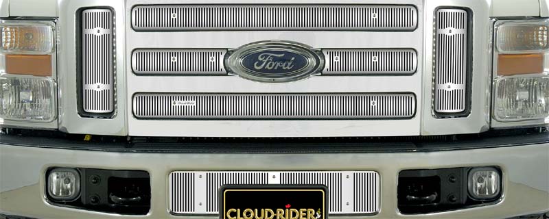 2008-2010 Ford F250-550 Super Duty (Except Billet Style Grill) , With Licence Plate, Bumper Screen Included