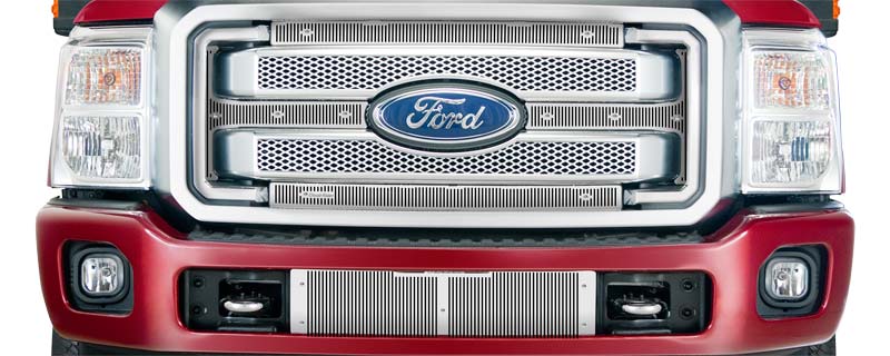 2013-2016 Ford F250-F450 Super Duty Platinum without Licence Plate, Bumper Screen Included