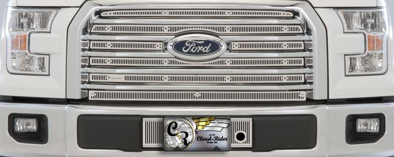 2015-17 Ford F150 XLT (Billet Grill), Without Appearance Package, With Licence Plate, With Block Heater, Bumper Screen Included