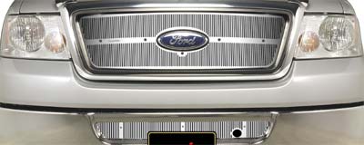 2006-2008 Ford F150 XLT & Lariat (Except 2007 Chrome Package), Honeycomb Grill, With Licence Plate, With Block Heater, Bumper Screen Included