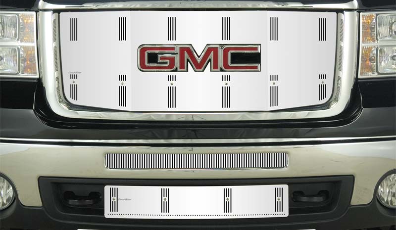 2007-2010 GMC Sierra 2500-3500 (New Body Style), Without Licence Plate, Bumper Screen Included