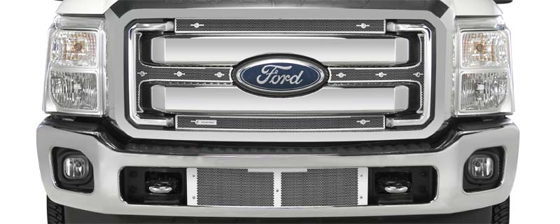 2011-2016 Ford F250-F450 Super Duty XLT, Lariat & King Ranch, Without Licence Plate, Bumper Screen Included