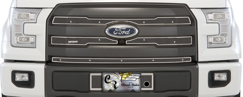 2015-2017 Ford F150 Lariat & King Ranch (3 Bar Grill), Without Appearance Package, With Technology Package, With Licence Plate, With Block Heater, Bumper Screen Included