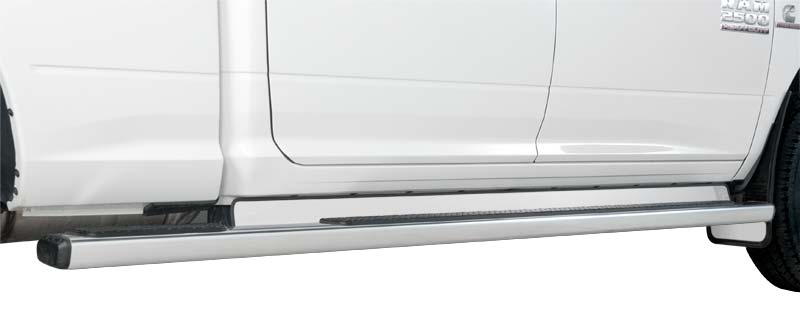 2013-2017 Dodge Ram 2500-3500, Crew Cab 105" Step Bar (5" Rectangle Chrome Step Bar) - Stainless Steel Step Board Filler