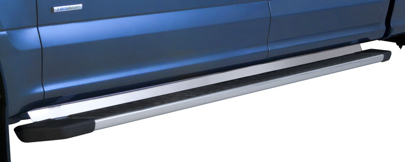 2015 - 2020 Ford F150 Super Crew (OEM 86'' Angular and Rectangular Step Bar Only) - Stainless Steel Step Board Filler
