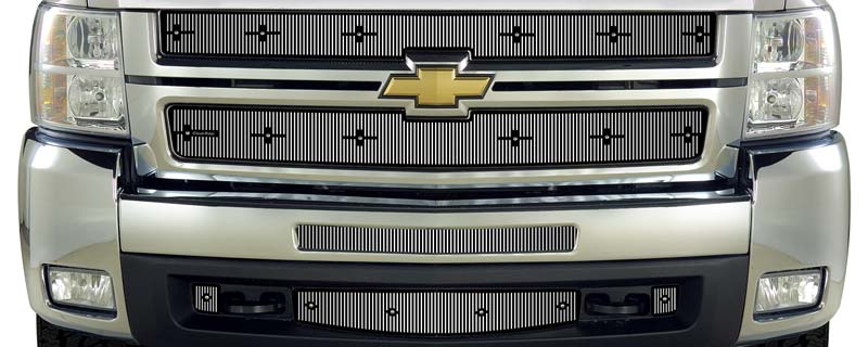 2007-2010 Chev Silverado 2500-3500 (New Body Style), Without Licence Plate, Bumper Screen Included