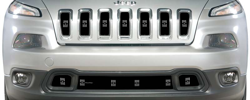 2014-2018 Jeep Cherokee Sport, Altitude, Latitude, Limited and North Editions, Without Adaptive Cruise Control Sensor, With Fog Lights, Bumper Screen Included