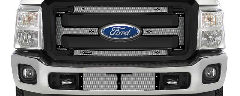 2011-2016 Ford F250-F550 Super Duty XL, Without Licence Plate, Bumper Screen Included