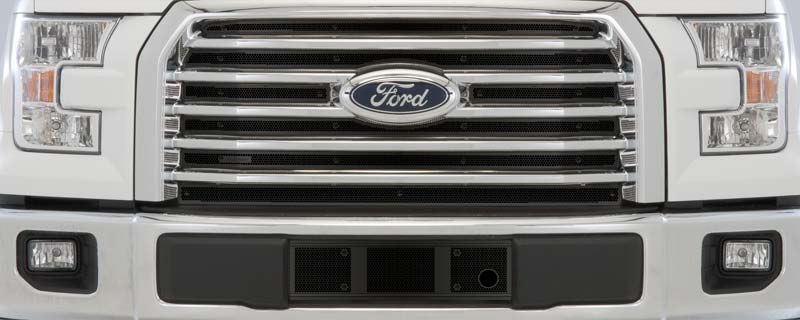 2015-2017 Ford F150 XLT (Billet Grill), Without Appearance Package, Without Licence Plate, With Block Heater, Bumper Screen Included