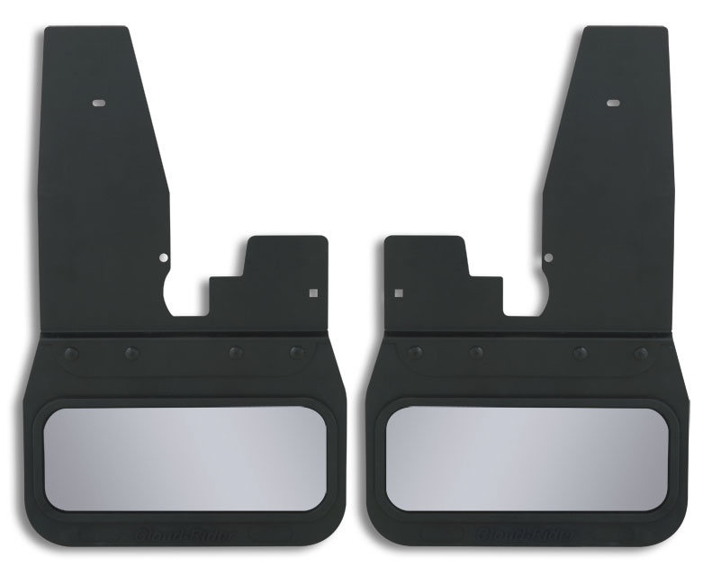 2013-2017 Dodge Ram 2500/3500 Front - Black Powdercoated Steel, 14" Advantage Flap with Stainless Insert