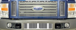 [29-4111] 2008-2010 Ford F250-450 Super Duty Sport (Billet-Style Grill) Bumper Screen Included - Without Licence Plate