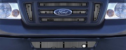 [44-4454] 2006-2008 Ford F150 FX4, STX & King Ranch / 2007-08 Ford F150 FX4 (Except Plus Package), Bar Grill With Honeycombs, Without Licence Plate, With Block Heater, Bumper Screen Included