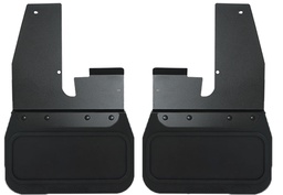 [809-3002F] 2019-2024 Dodge Ram 2500/3500 Front Kickback - Black Powdercoated Steel, 14" Advantage Flap without Stainless Insert