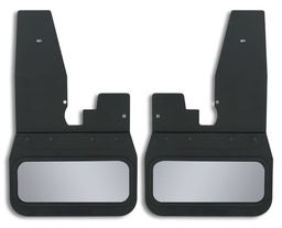 [810-3001F] 2013-17 Dodge Ram 2500/3500 Front - Black Powdercoated Steel, 14" Advantage Flap with Stainless Insert